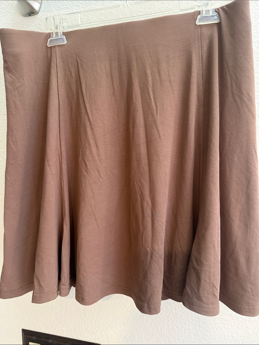 OGL Women’s Brown Circle Skirt - Soft A-Line Flare